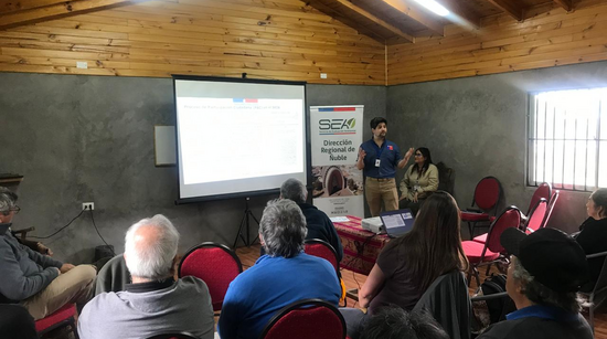 SEA Ñuble realiza talleres de apresto y diálogo en Bulnes y capacitación en la Universidad del Biobío
