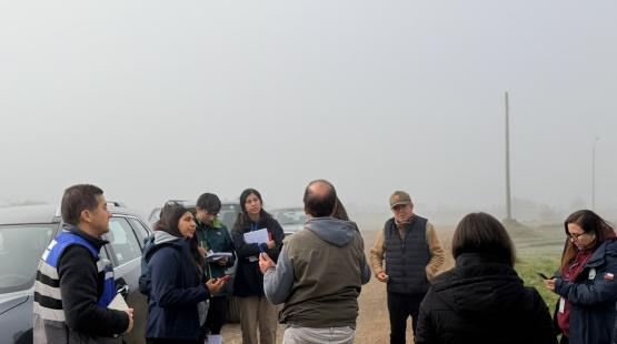 Ñuble SEA realiza visita a terreno a proyecto de relleno sanitario para la región