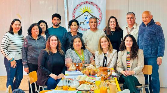 Reunión de representantes de pueblos originarios y equipo técnico del proyecto Kimal-Lo Aguirre.