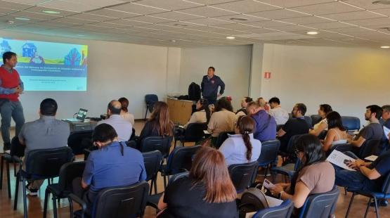 La jornada fue encabezada por el equipo de evaluación y la encargada Jurídica de la dirección regional del SEA