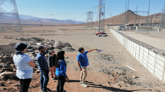 En Atacama realizan visita técnica por proyecto de línea de transmisión y central Bess