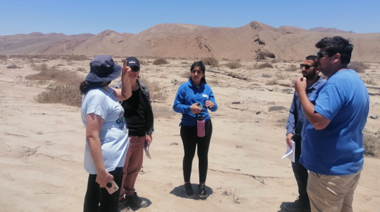 Visita a terreno por proyecto de energía en Copiapó