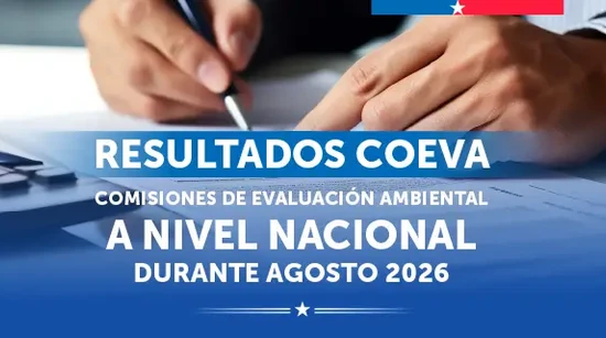 SEA informa que durante agosto se aprobaron ambientalmente iniciativas por US$12.952 millones