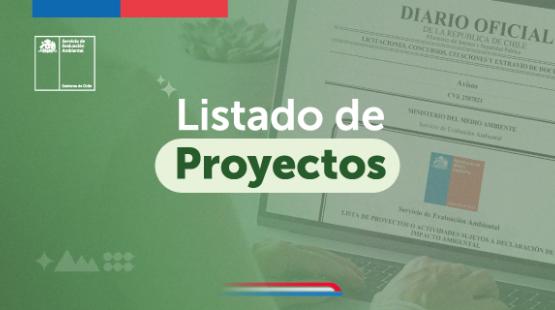 Listado de proyectos sujetos a Declaración de Impacto Ambiental presentados durante mayo 2025