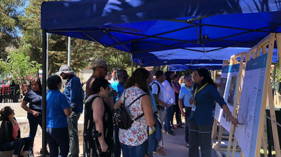 SEA Coquimbo realizan actividades en terreno por proyecto minero Los Pelambres
