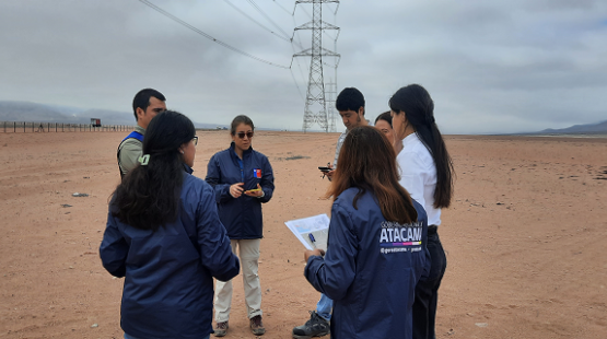 SEA Atacama organiza visita a terreno por proyecto sobre adecuaciones tecnológicas del Parque Candelaria Solar