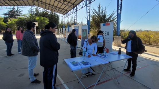 Actividad de “casa abierta” en el marco de la Participación Ciudadana del EIA de la Modificación Proyecto Mina Los Colorados