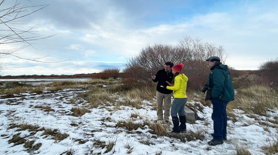 SEA Aysén organizó visita técnica y reunión con grupos humanos indígenas por proyecto en Chile Chico