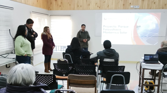 SEA Ñuble realizó jornada de PAC por proyecto fotovoltaico en Coihueco