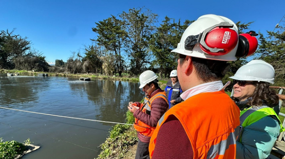 En Peralillo realizan actividad en terreno por evaluación de planta de aguas servidas