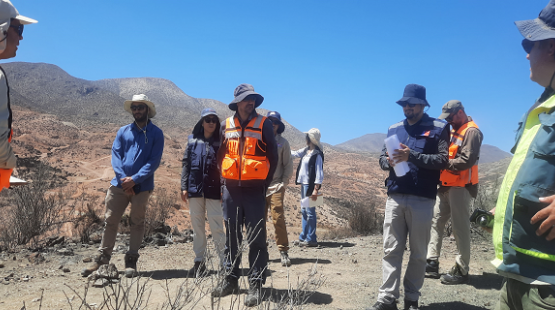 En Vallenar efectúan visita a terreno por proyecto de sondajes minero