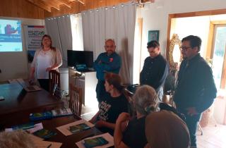 Fotografia donde el SEA O’Higgins participa en  actividad de Participación Ciudadana