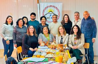 Reunión de representantes de pueblos originarios y equipo técnico del proyecto Kimal-Lo Aguirre.