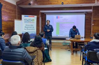 SEA Araucanía realiza 3era capacitación a OAECAS de la región
