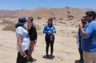 Visita a terreno por proyecto de energía en Copiapó