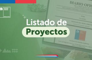 Listado de proyectos sujetos a Declaración de Impacto Ambiental presentados durante mayo 2025