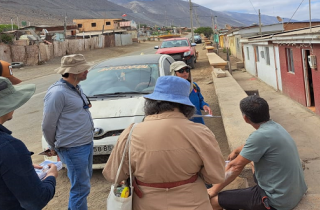 En Paposo efectuaron actividad “puerta a puerta” por proyecto INNA 
