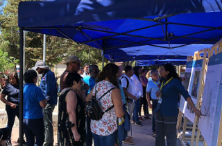 SEA Coquimbo realizan actividades en terreno por proyecto minero Los Pelambres