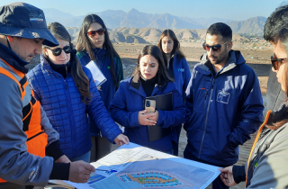 Visita técnica a proyecto habitacional en Copiapó