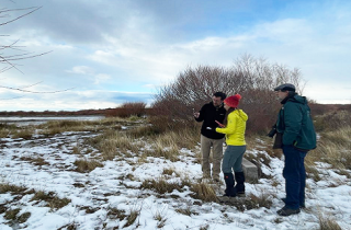 SEA Aysén organizó visita técnica y reunión con grupos humanos indígenas por proyecto en Chile Chico