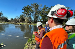 En Peralillo realizan actividad en terreno por evaluación de planta de aguas servidas