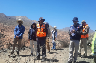 En Vallenar efectúan visita a terreno por proyecto de sondajes minero