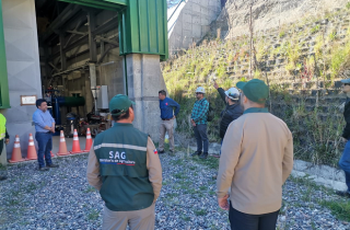SEA Aysén visita localidad de Puerto Guadal por proyecto de minicentral hidroeléctrica de pasada 