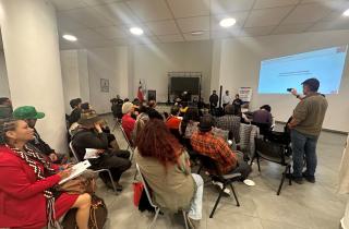 En la actividad participaron representantes de Pueblos Originarios de Panul y de las localidades cercanas. 