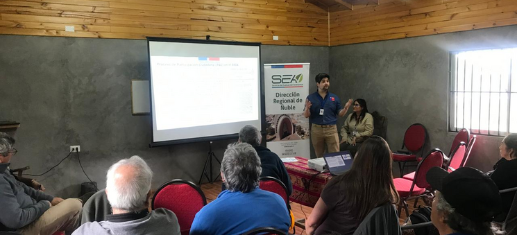 SEA Ñuble realiza talleres de apresto y diálogo en Bulnes y capacitación en la Universidad del Biobío