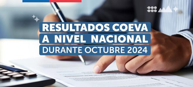 Resultados Coeva a Nivel Nacional Durante Octubre 2024