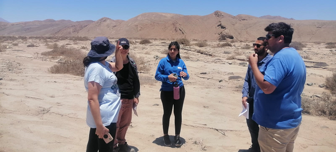 Visita a terreno por proyecto de energía en Copiapó