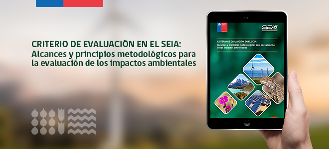 riterio de evaluación en el SEIA: Alcances y principios metodológicos para la evaluación de los impactos ambientales.