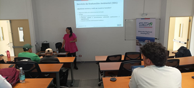 SEA Antofagasta cierra el año con capacitación a estudiantes de la Universidad Católica del Norte