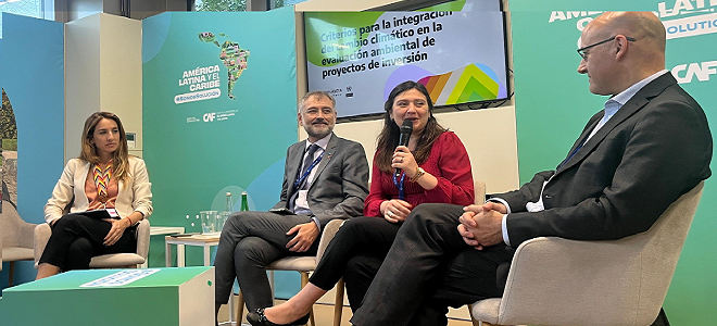 Presentan en la COP 28 documento sobre cambio climático en la evaluación ambiental de proyectos