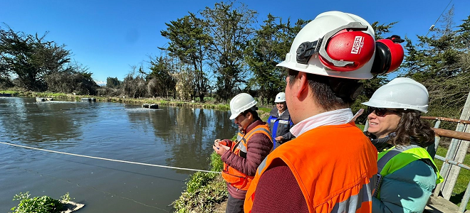 En Peralillo realizan actividad en terreno por evaluación de planta de aguas servidas