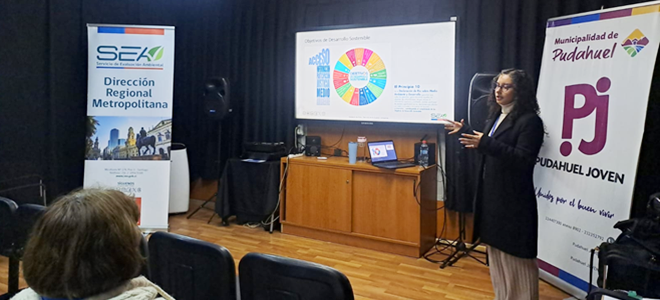 Jóvenes de Pudahuel participaron en jornada de formación ambiental organizada por el SEA RM