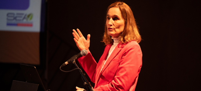 Directora del SEA participó en seminario sobre ampliaciones portuarias y logística en Valparaíso