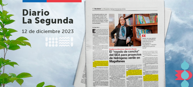Entrevista directora ejecutiva del SEA, Valentina Durán, en La Segunda, 12 de diciembre 2023.