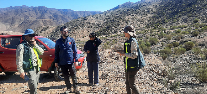 Ejecutan visita técnica por proyecto minero en Caldera