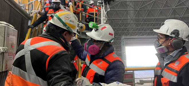 Visita técnica Codelco Andina