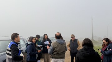 Ñuble SEA realiza visita a terreno a proyecto de relleno sanitario para la región