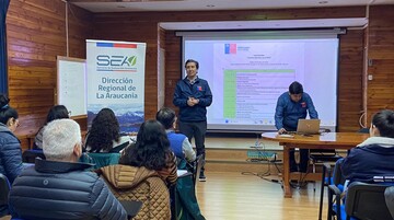 SEA Araucanía realiza 3era capacitación a OAECAS de la región