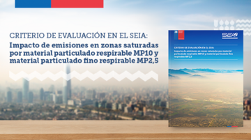 “Impacto de emisiones en zonas saturadas por material particulado respirable MP10 y material particulado fino respirable MP2,5”.